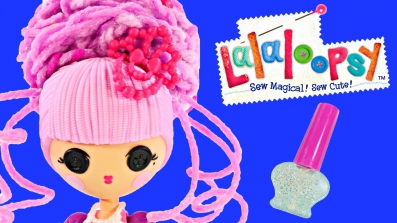 Lalaloopsy CRAZY HAIR The Princess Poof! Colorful Lalaloopsy Toy Designer Doll with Glitter Polish