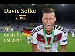Davie Selke | All 6 Goals U19 EM | Top Scorer | Werder Bremen New Superstriker | 2014 [HD]