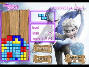 Frozen Elsa And Jack Tetris (Холодное сердце тетрис: Эльза и Ледяной Джек Фрост)