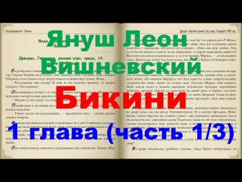 Януш Леон Вишневский - Бикини 1 глава (часть 1/3) Аудиокнига. Книга. VideoBook