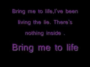 Evanescence-Bring Me to life lyrics