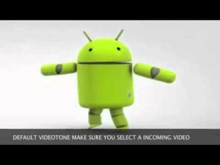 dancing android robot(default video for muz) videotonez video ringtone maker