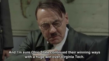 Hitler Reacts To Ohio State's Loss To Virginia Tech On Sept 6th 2014