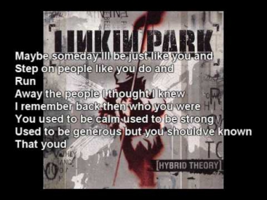 Linkin Park - A Place For My Head (lyrics In vid and description)