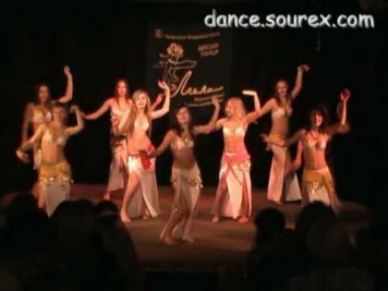 Чернигов восточные танцы 2007 Новогодняя сказка. Видео