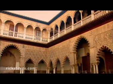 Alcazar Royal Palace Seville, Moorish architecture Spain