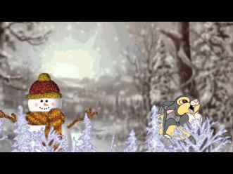 Серебристые снежинки   детские песни18