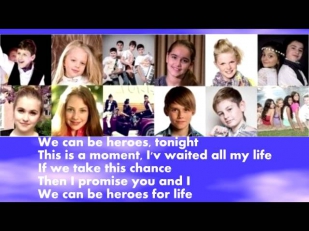 We Can Be Heroes (with lyrics) Junior Eurovision 2012