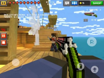 Pixel gun game replay I was snapping them up #3d #shooter