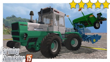 Обзор модов трактор Т 200К . и селка AZONE D9 300 Farming Simulator 2015