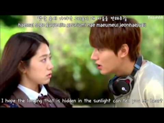LOVE IS THE MOMENT FROM THE HEIRS FEAT (LEE MIN HO AND PARK SHIN HYE)