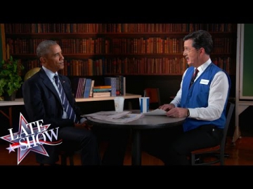 Stephen Helps President Obama Polish His Résumé