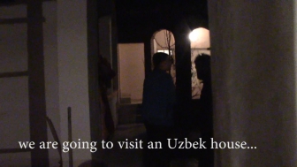 Visiting an Uzbek house and a little surprise