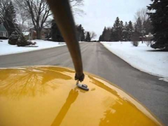 Winter Velomobile Riding in a Glyde