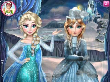 NEW мультик онлайн для девочек—Принцессы Эльза и Анна—Игры для детей