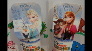 Disney Frozen Anna and Elsa Princess of Arendelle 8 Kinder Surprise Eggs