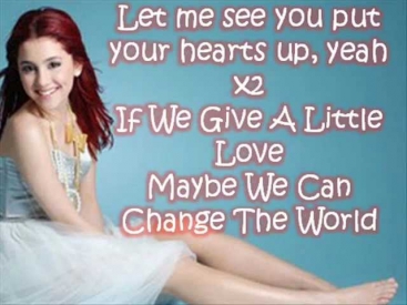 Ariana Grande - Put Your Hearts Up Lyrics