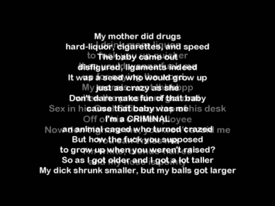 Eminem - Criminal [HQ & Lyrics]