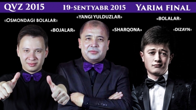 QVZ 2015 - Yarim final | КВЗ 2015 - Ярим финал 19-Sentyabr-2015