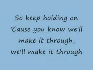 Keep Holding On - Avril Lavigne (lyrics)