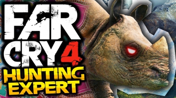 Far Cry 4: Hunting Expert! - #3 - RHINO ATTACK! - (FC4 Funny Moments)