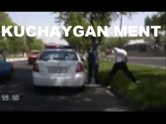 Kuchaygan Ment 2 - Мент ударил водителя - Uzbek Ment