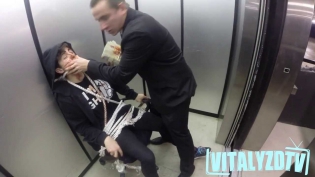 Russian Hitman Elevator Hostage Prank!