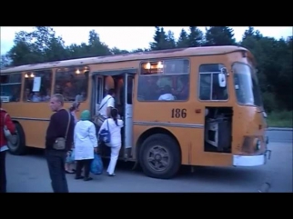 Тобольск. Автобус ЛиАЗ 677. (Tobolsk, the Bus Liaz 677).