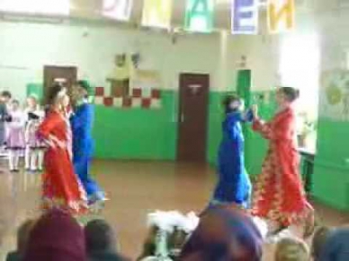 Танец на день пожилых людей "Барыня".