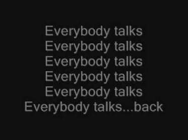 Everybody Talks- Neon Trees Lyrics