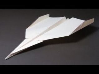 КАК СДЕЛАТЬ САМОЛЁТ ИЗ БУМАГИ, Страйк Игл,  Strike Eagle , Paper Airplane, оригами, origami