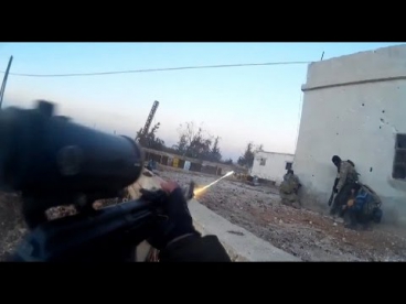 HD POV GoPro Cam Footage Of Uzbek Group In Southern Aleppo