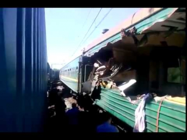 Столкновение поездов в московской области - Происшествия