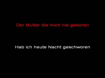 Rammstein - Mutter (instrumental with lyrics)