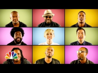 Jimmy Fallon, Miley Cyrus & The Roots Sing 