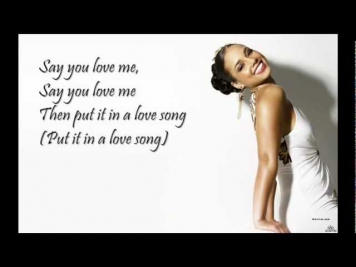 Alicia Keys ft. Beyoncé  - Put It in a Love Song lyrics