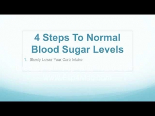 4 Steps To Normal Blood Sugar Levels