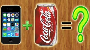 Что будет, если опустить копию iPhone в Coca-Cola??? (С продолжением)