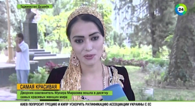 Девушка-дворник из Душанбе вошла в десятку самых красивых женщин мира