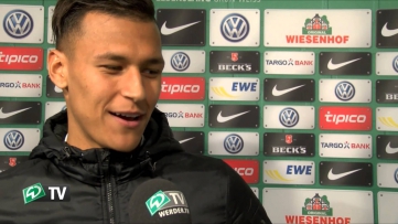 Davie Selke und sein Brust-Tor / Verlängert Fritz? I SV Werder Bremen - Eintracht Frankfurt 1:0