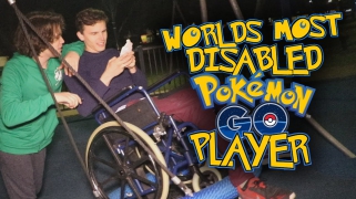 Worlds Most Disabled Pokemon Go Player - (Feat. Idubbbz) - Pokemon Go #5