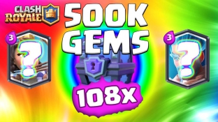 Clash Royale ★ 500,000 GEMS "SUPER MAGICAL CHEST" OPENING "PRINCESS" "ICE WIZARD" "LEGENDARY" PULLS!