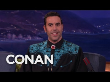 Sacha Baron Cohen’s Deleted "Borat" Porno Shoot - CONAN on TBS