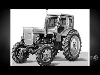 Мультики машинки и трактор-Синий Трактор-Синий трактор едет трактор по полям