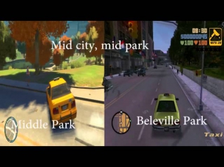 GTA 3 vs GTA IV - city comparison