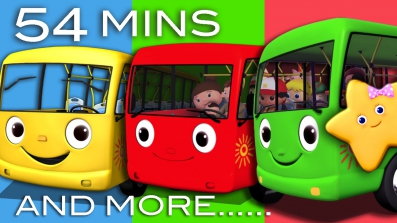 Wheels On The Bus | Plus Lots More Nursery Rhymes | 54 Minutes Compilation from LittleBabyBum!