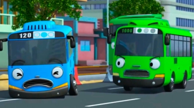 Приключения Тайо, 4 серия - Добрые друзья, мультики для детей про автобусы и машинки