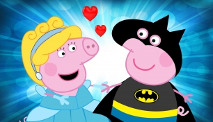 Peppa pig Español Princess Get Lost In Forest! Batman Maleficent Finger Family Song Nursery Rhymes