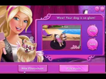 Игра Сделай фото Песика Barbie!!! Game make photo dog Barbie!