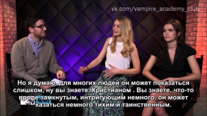 Зои Дойч и Люси Фрай на MTV News. Русские субтитры